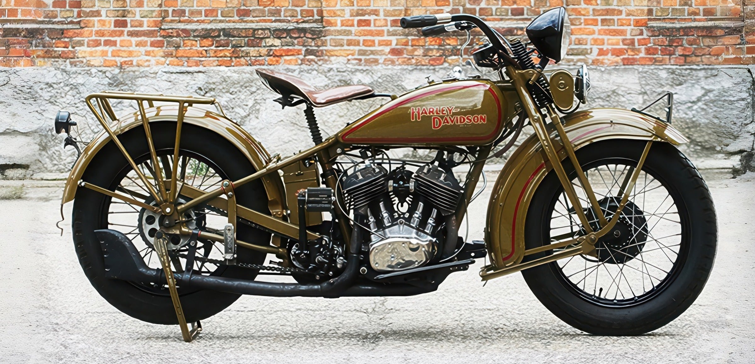 Motorcycles collection hero - 1930's Harley Davidson