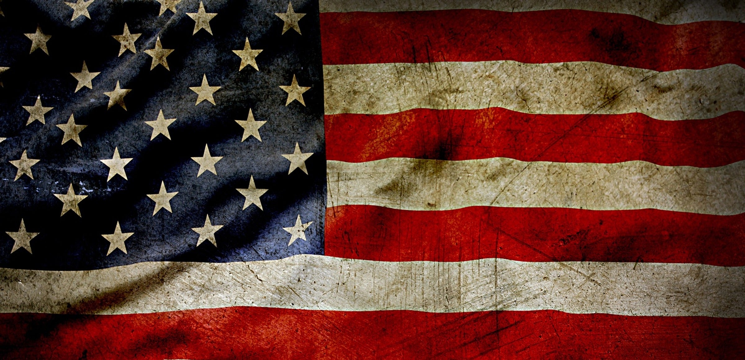 Flags collection hero - Grunge American Flag