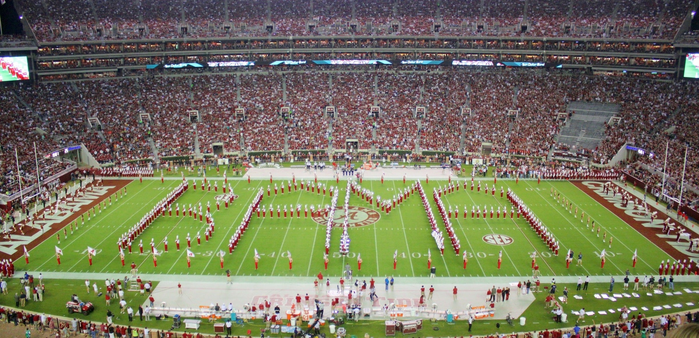 Alabama collection hero - Million Dollar Band - Bryant Denny Stadium