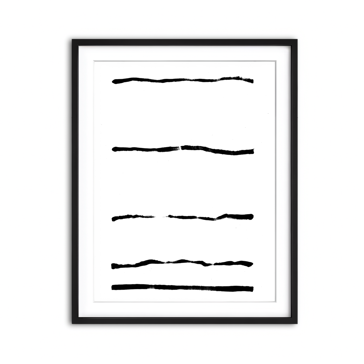 Framed Print 3x4 Black