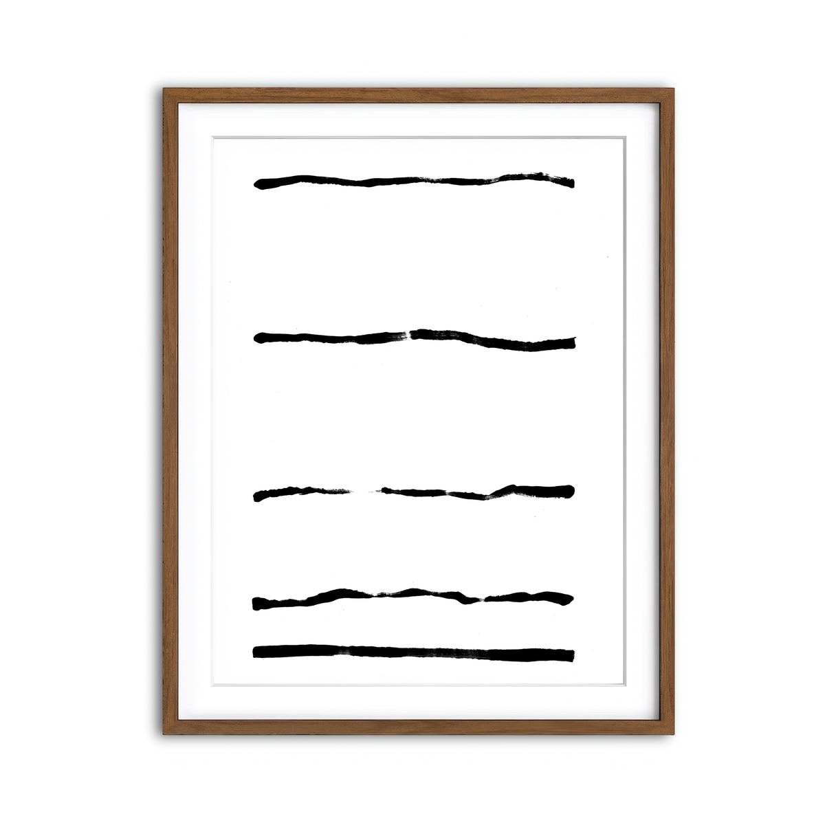 Framed Print 3x4 Walnut