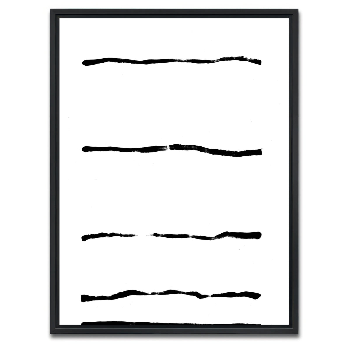 AUTO-MOCKUP WHITE | 5 Lines | 1 Piece | Black Frame | group=3x4