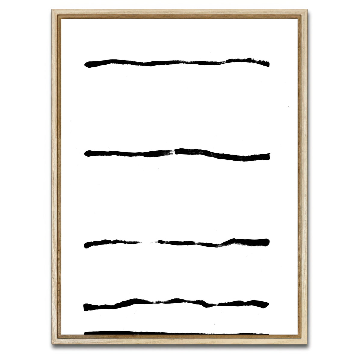 AUTO-MOCKUP WHITE | 5 Lines | 1 Piece | Natural Frame | group=3x4