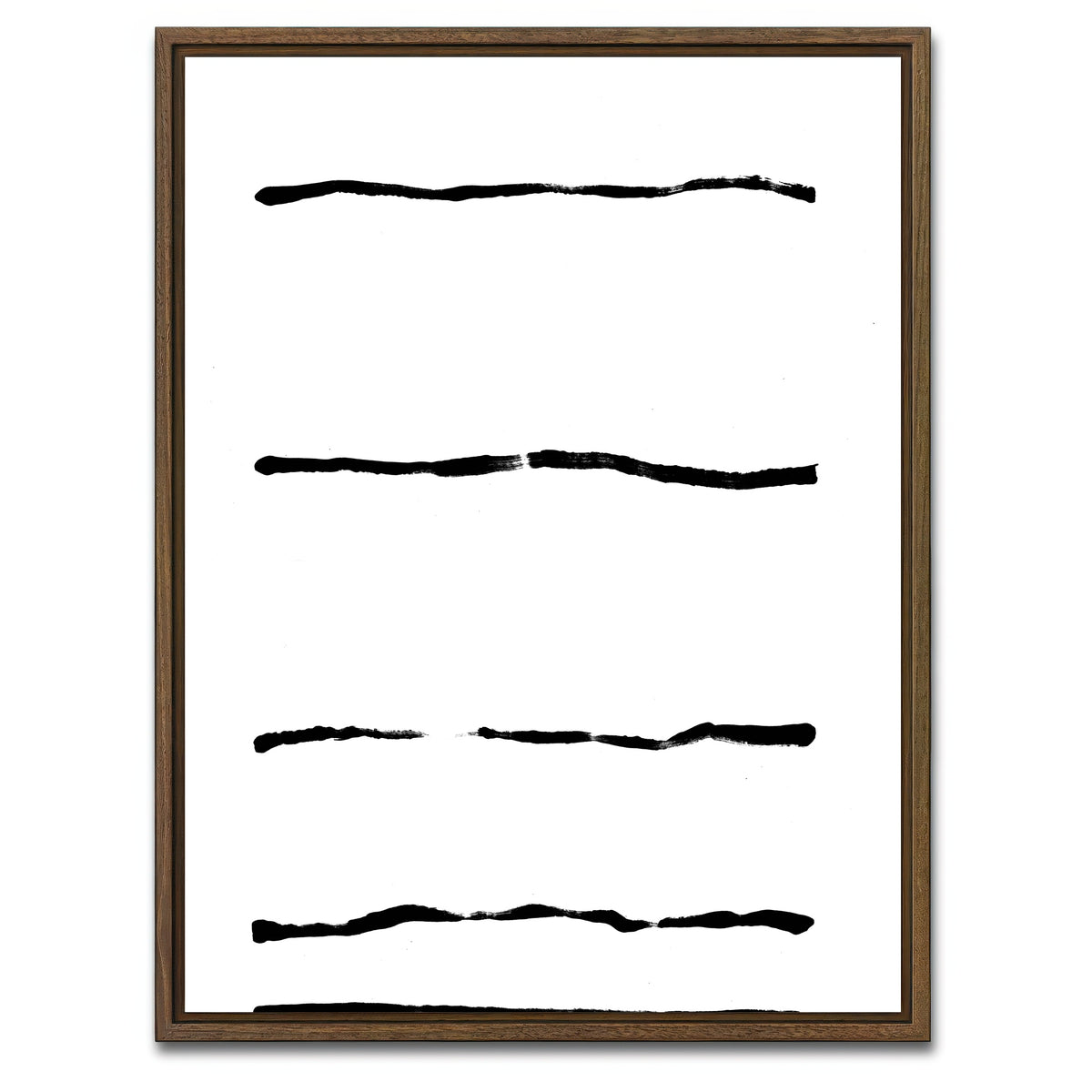 AUTO-MOCKUP WHITE | 5 Lines | 1 Piece | Walnut Frame | group=3x4