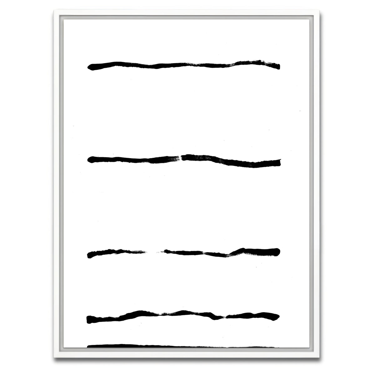 AUTO-MOCKUP WHITE | 5 Lines | 1 Piece | White Frame | group=3x4