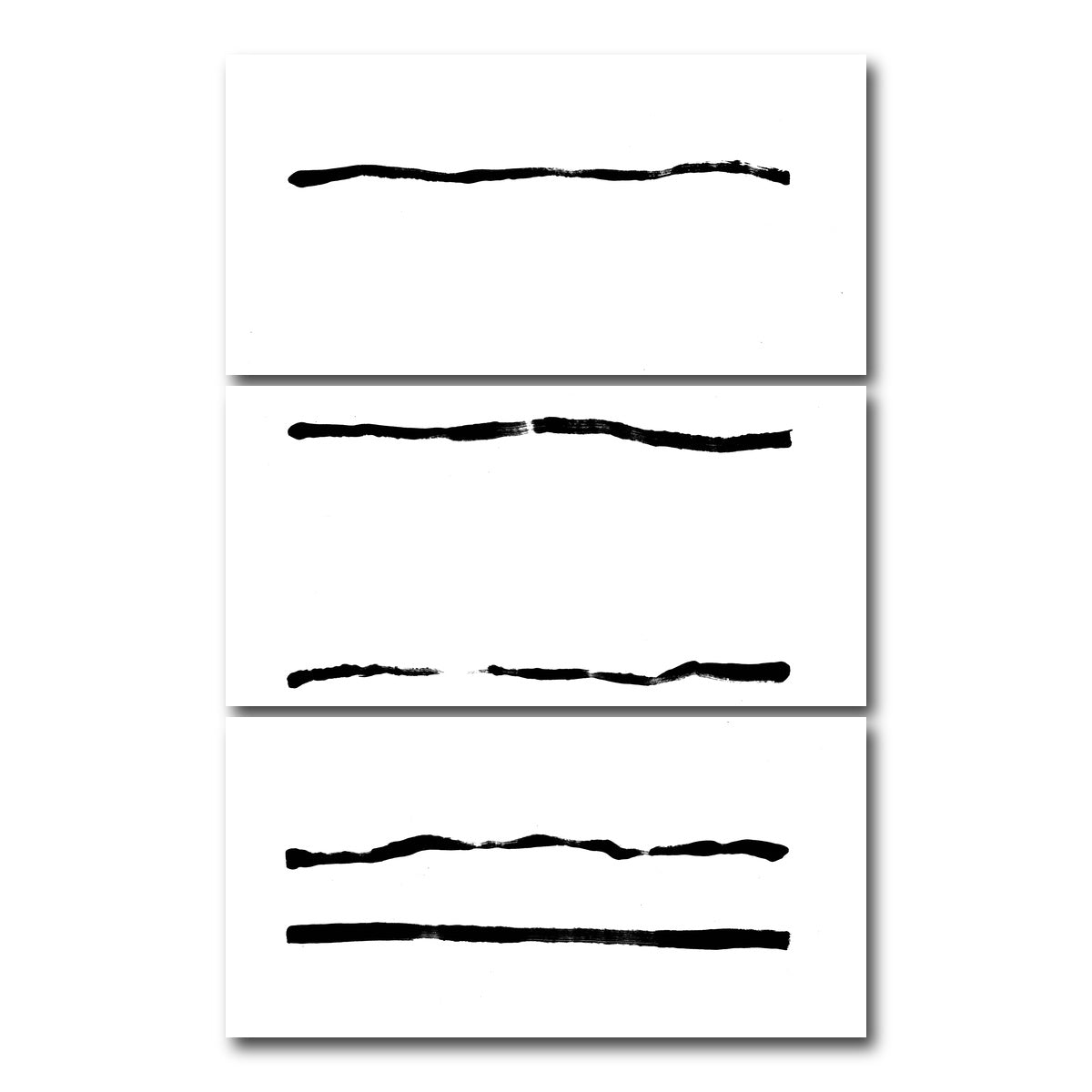 AUTO-MOCKUP WHITE | 5 Lines | 3 Piece | Gallery Wrapped | group=12x24_stacked