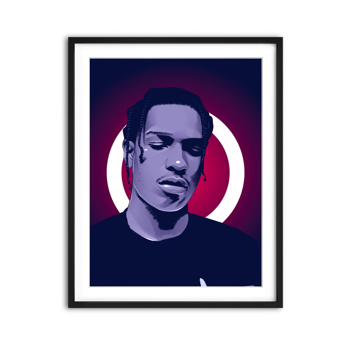 Framed Print 3x4 Black