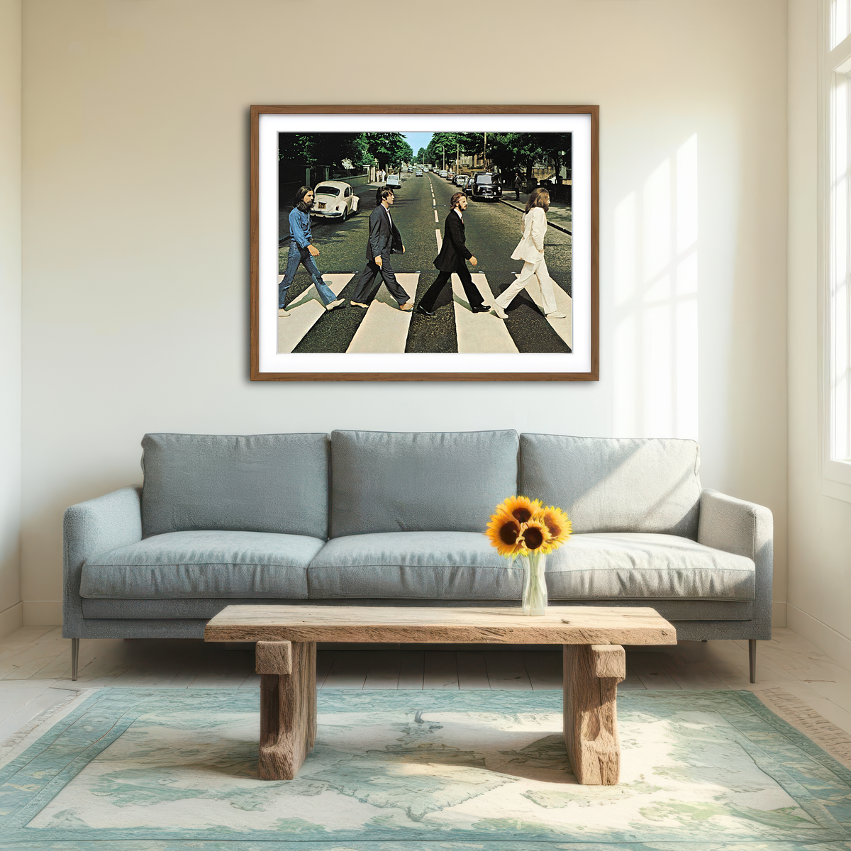 AUTO-MOCKUP ROOM | Abbey Road Wall Art