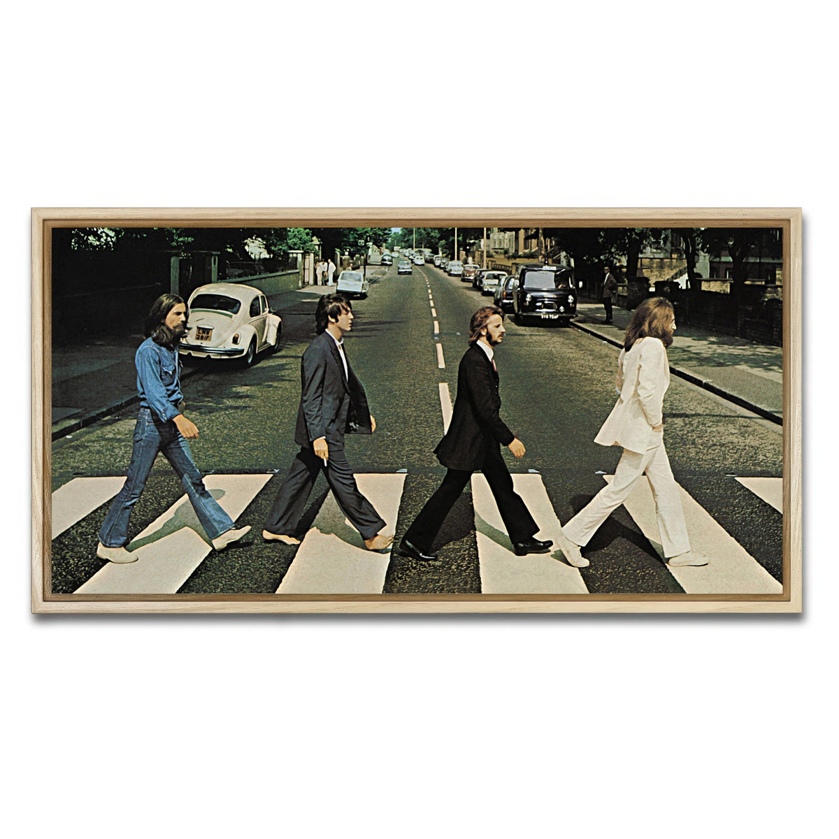 AUTO-MOCKUP WHITE | Abbey Road | 1 Piece | Natural Frame | group=2x1