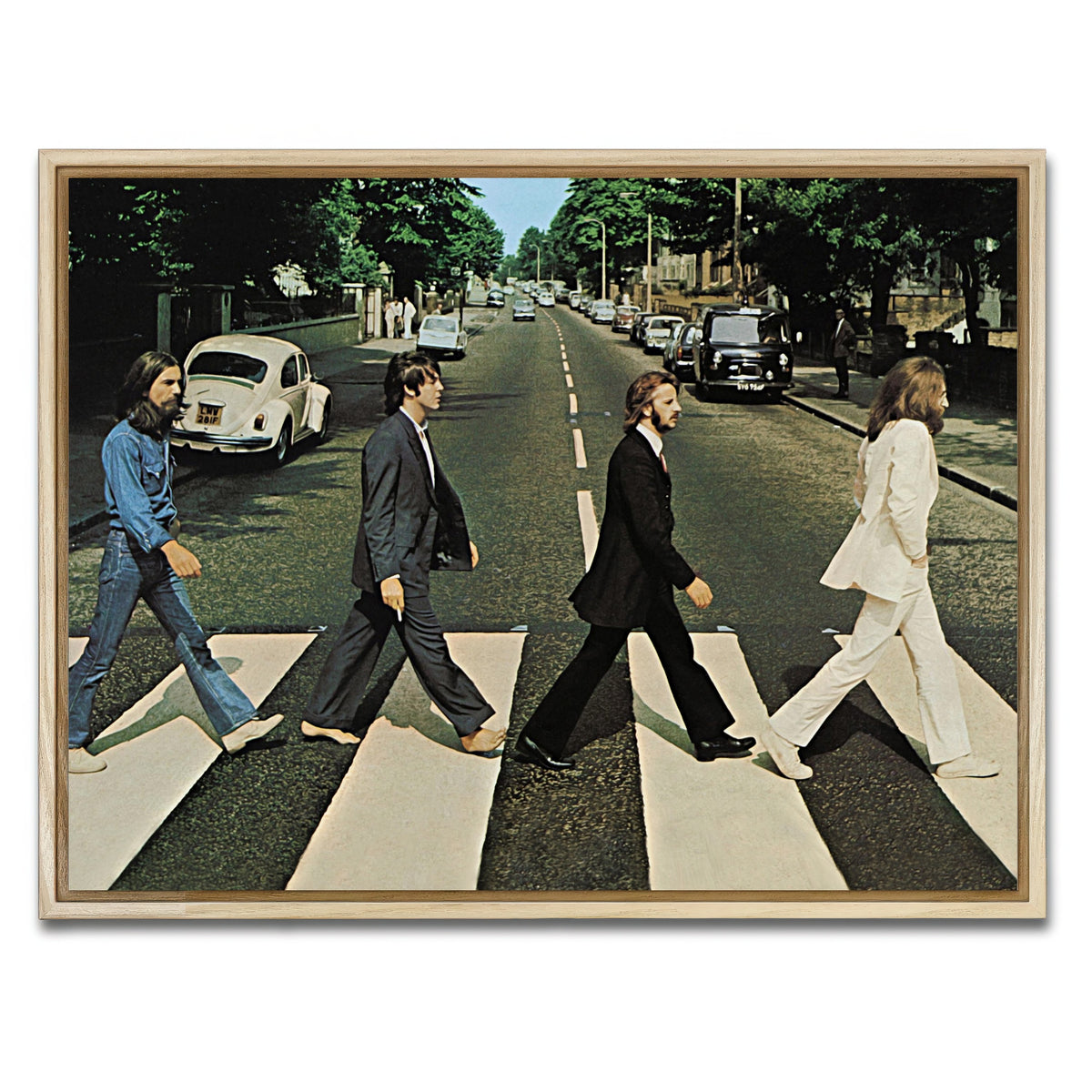 AUTO-MOCKUP WHITE | Abbey Road | 1 Piece | Natural Frame | group=4x3
