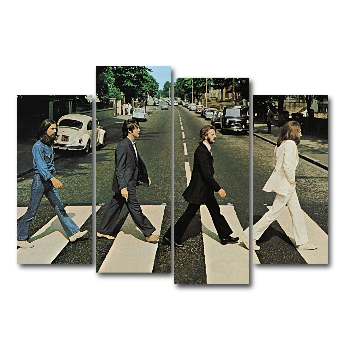 AUTO-MOCKUP WHITE | Abbey Road | 4 Piece | Gallery Wrapped | group=4_normal