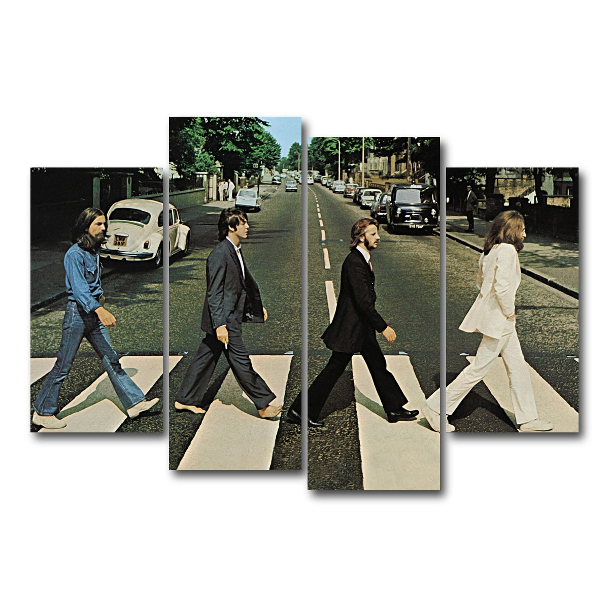 AUTO-MOCKUP WHITE | Abbey Road | 4 Piece | Gallery Wrapped | group=4_short