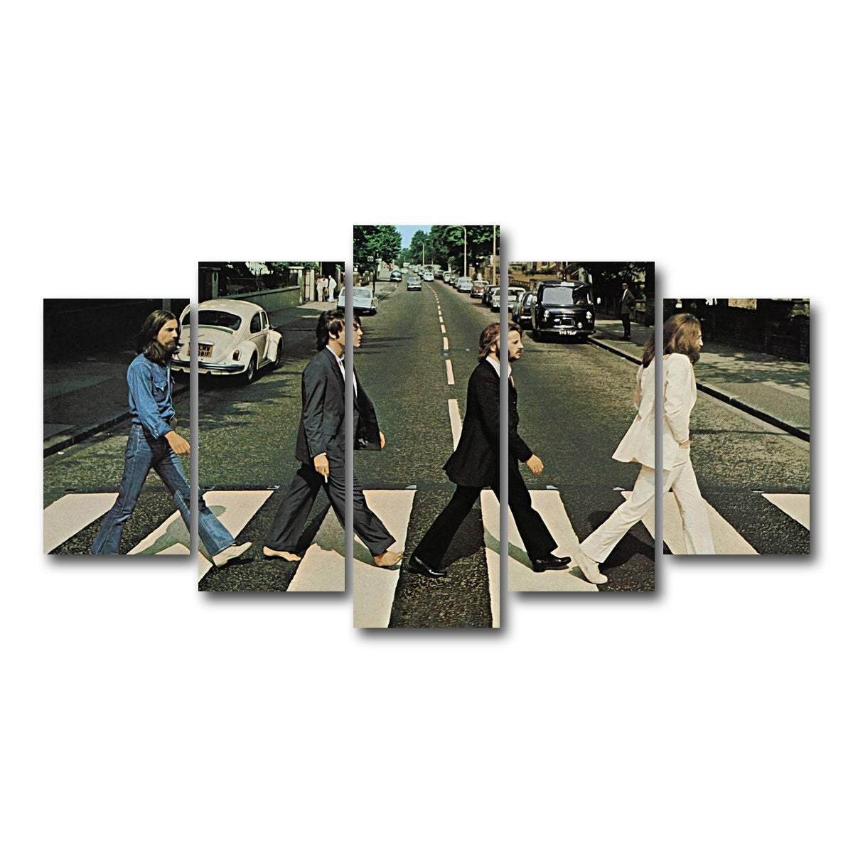 AUTO-MOCKUP WHITE | Abbey Road | 5 Piece | Gallery Wrapped | group=5_normal