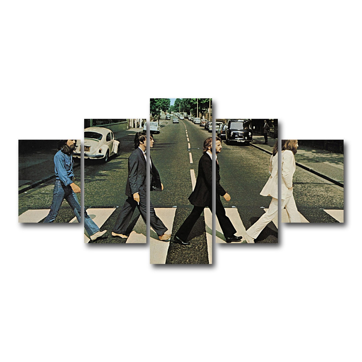 AUTO-MOCKUP WHITE | Abbey Road | 5 Piece | Gallery Wrapped | group=5_short