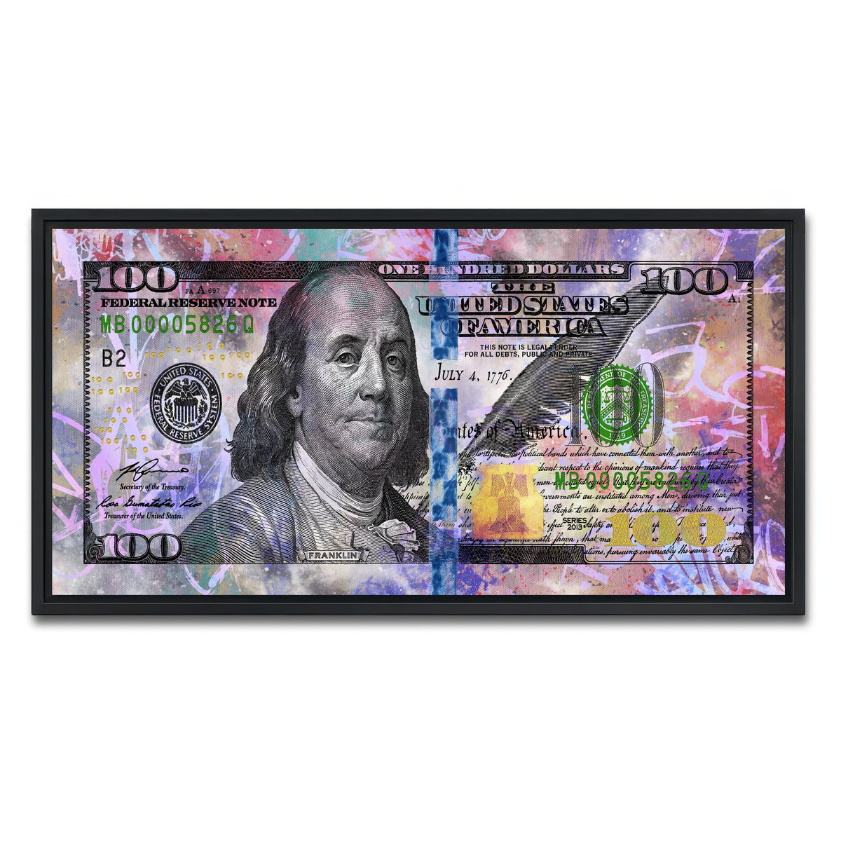 Abstract Benny Front Wall Art