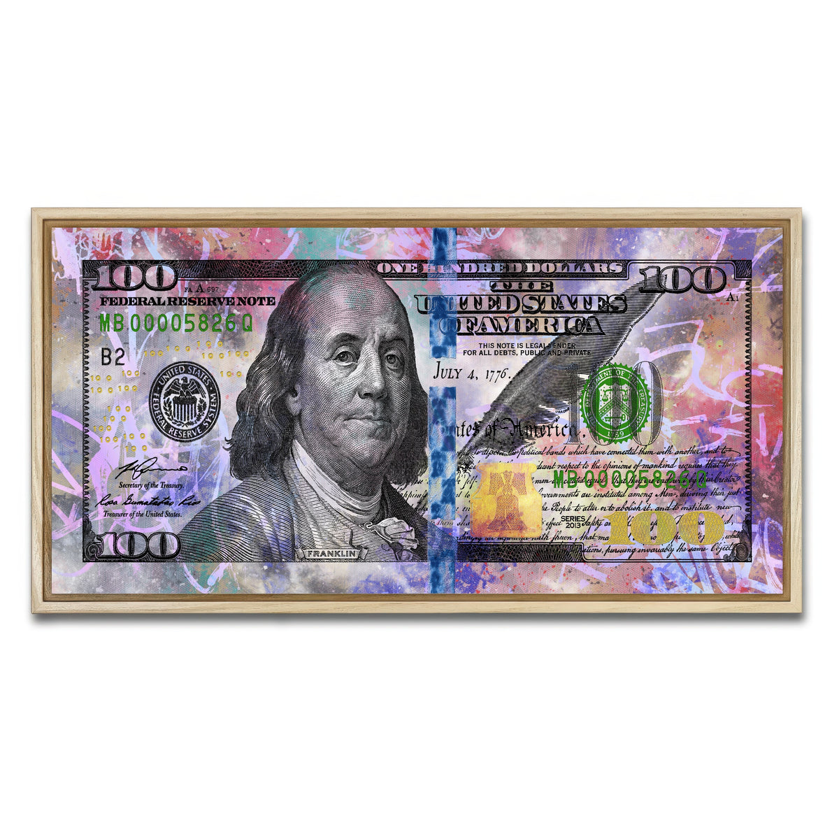 Abstract Benny Front Wall Art