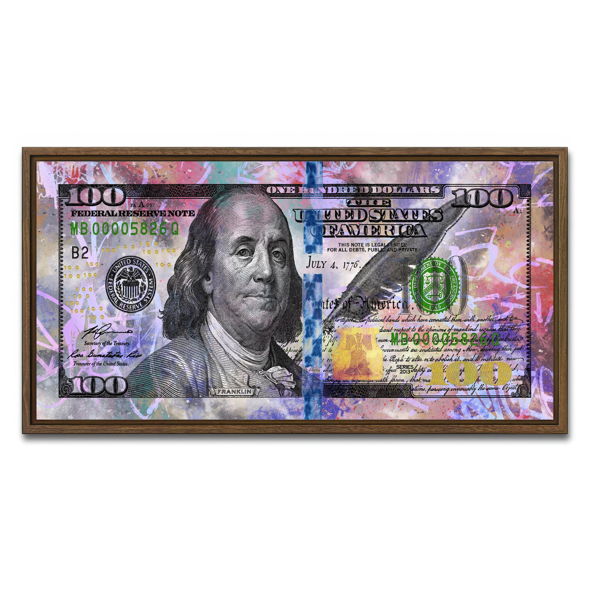 Abstract Benny Front Wall Art