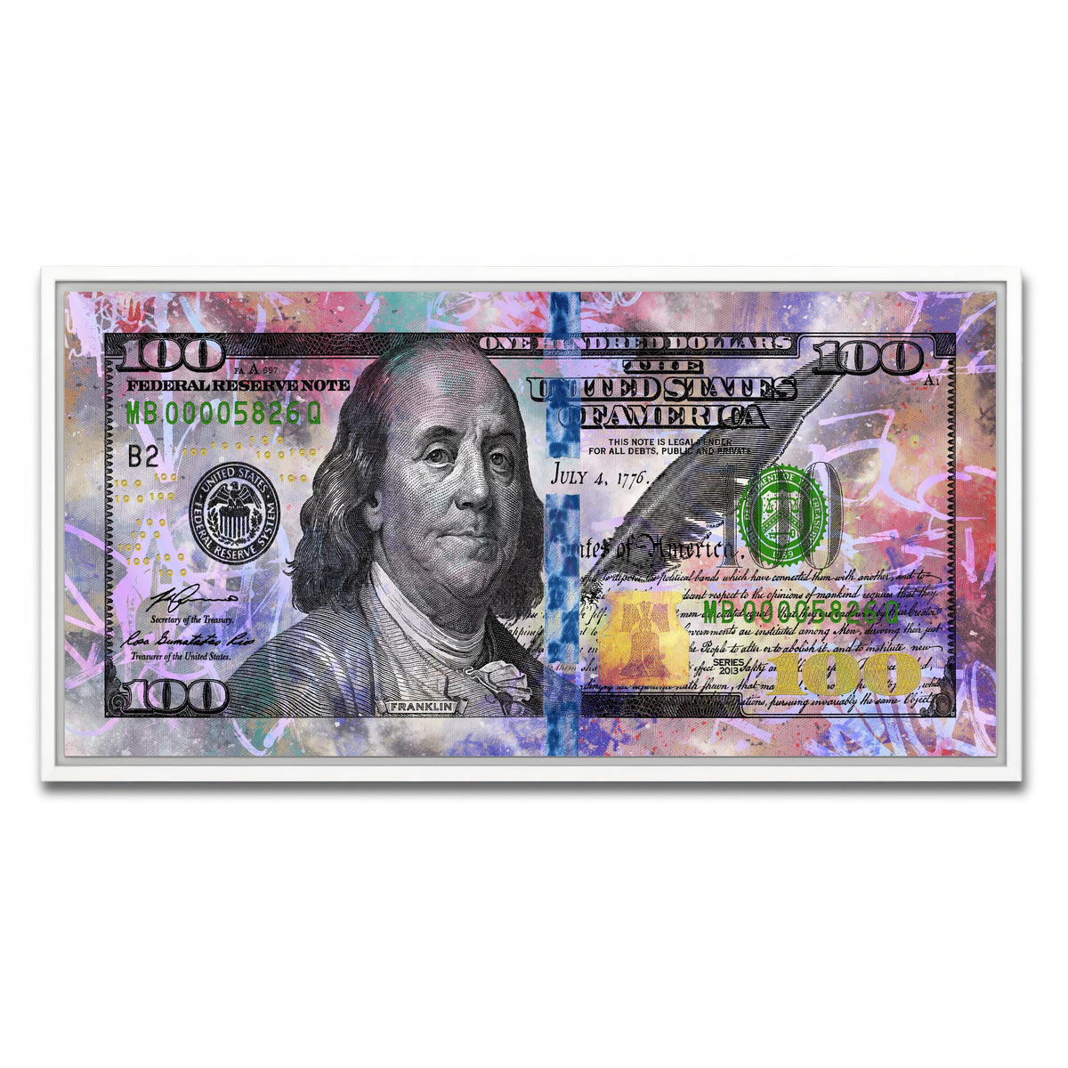 Abstract Benny Front Wall Art