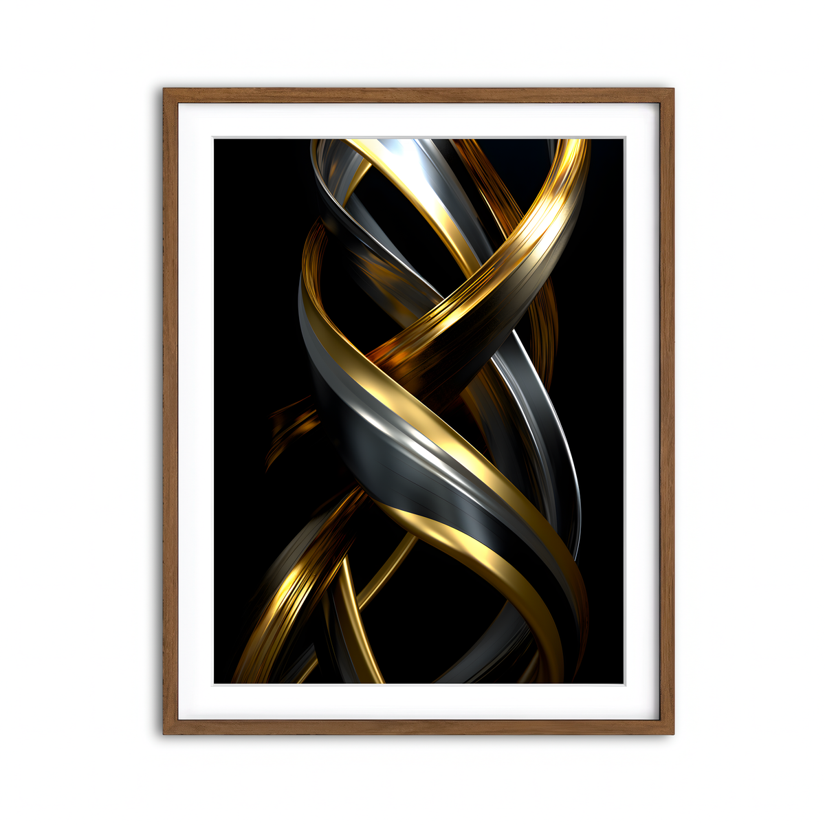 Framed Print 3x4 Walnut