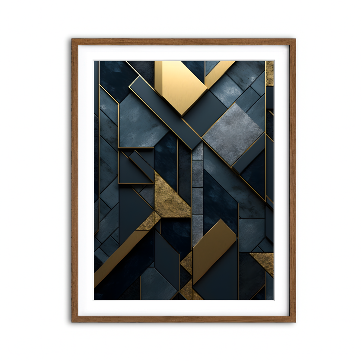 Framed Print 3x4 Walnut