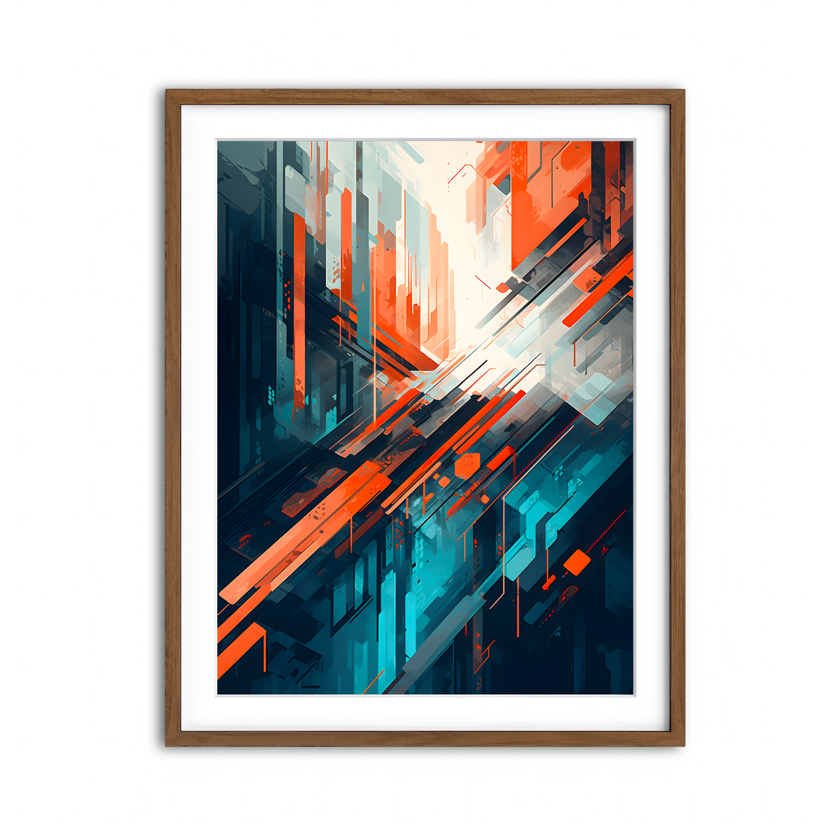 Framed Print 3x4 Walnut