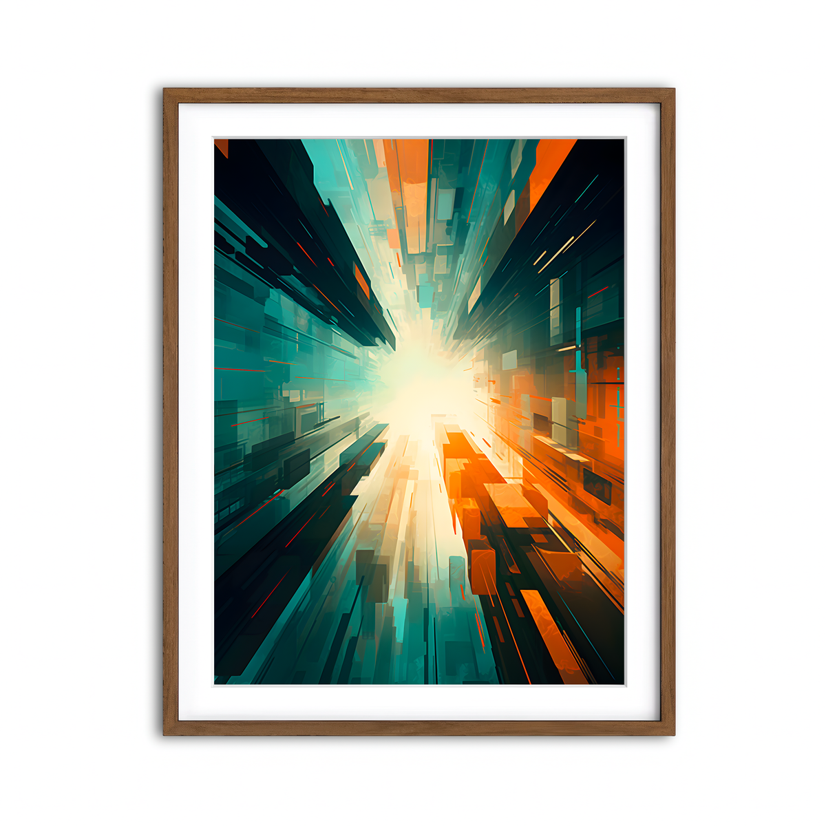 Framed Print 3x4 Walnut