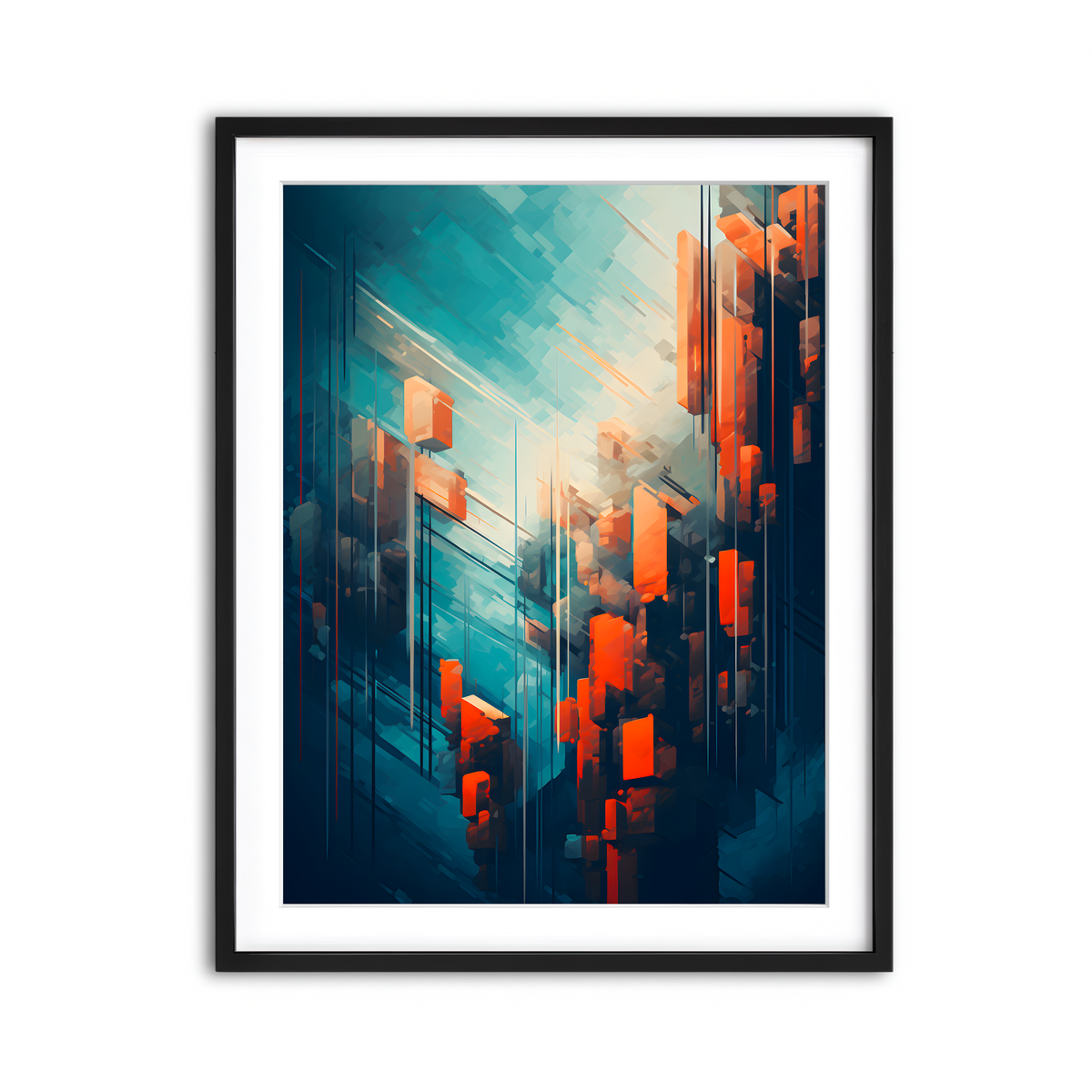 Framed Print 3x4 Black