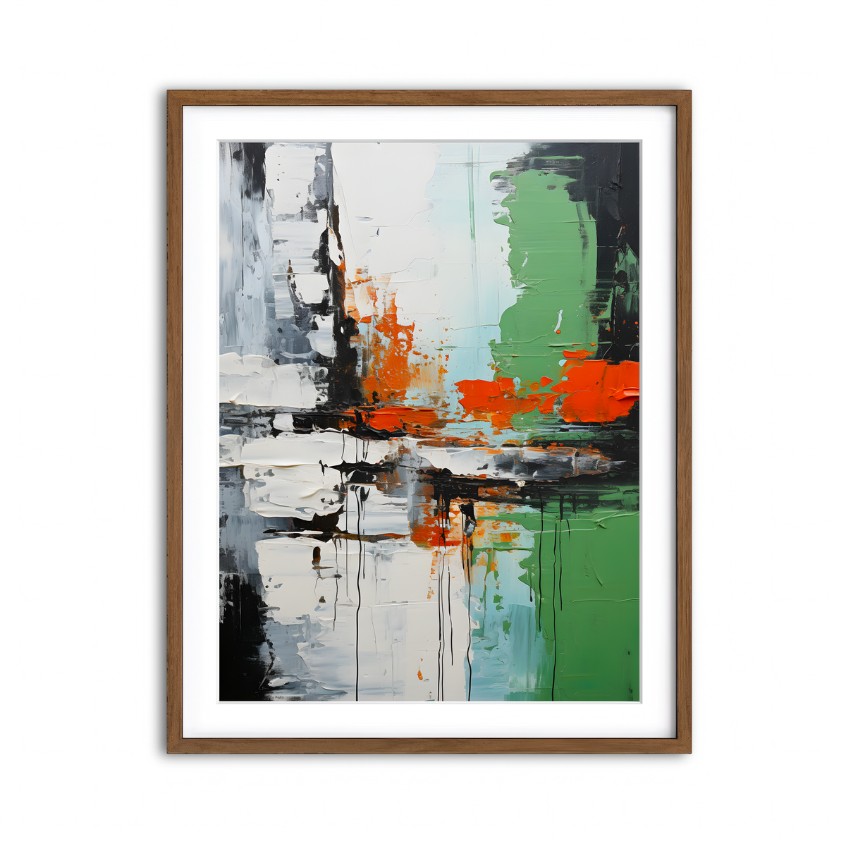 Framed Print 3x4 Walnut