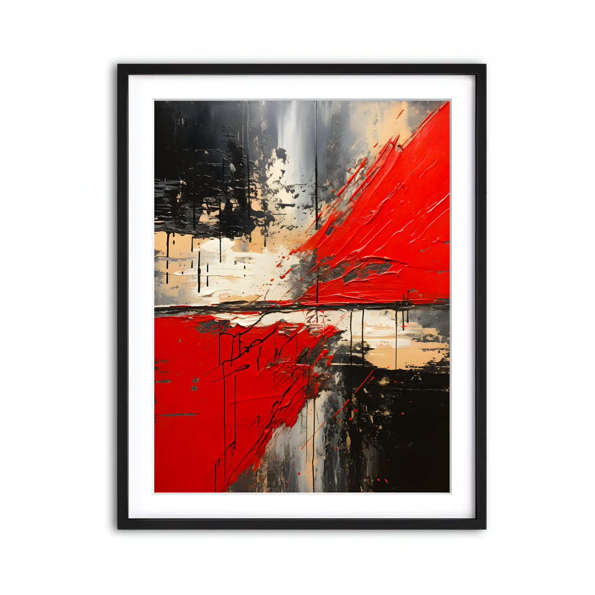 Framed Print 3x4 Black