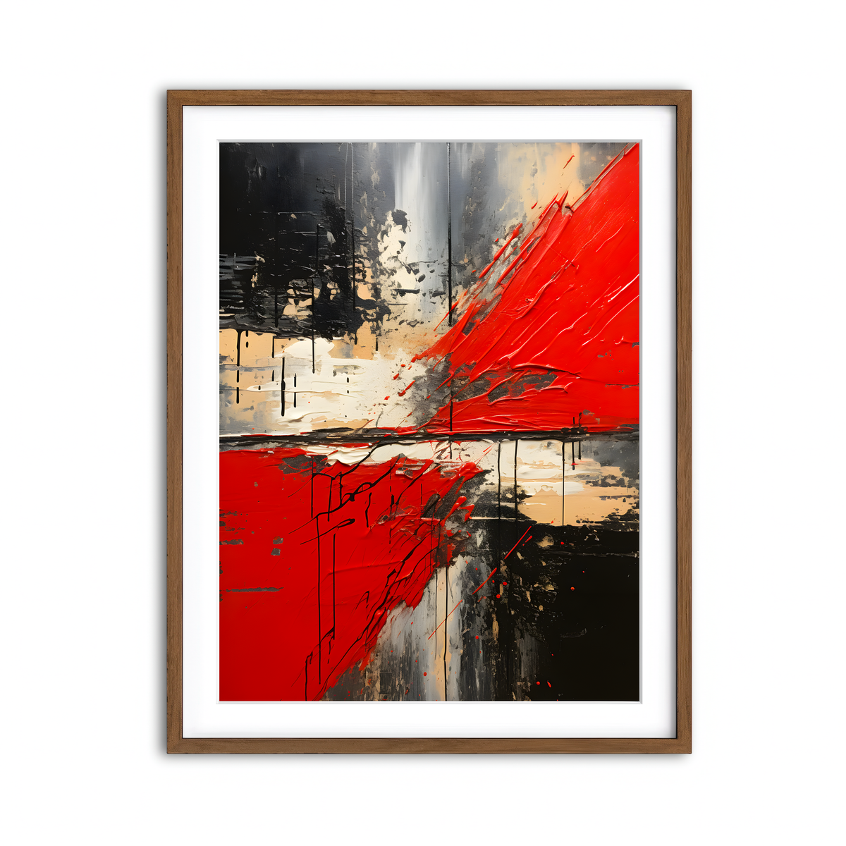 Framed Print 3x4 Walnut