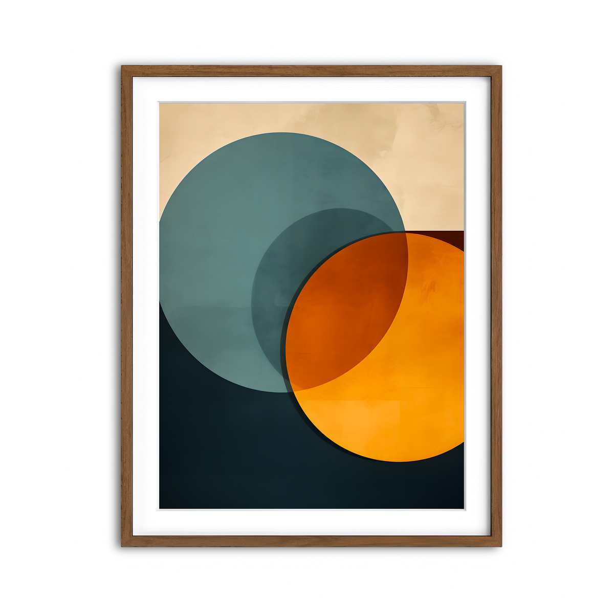 Framed Print 3x4 Walnut