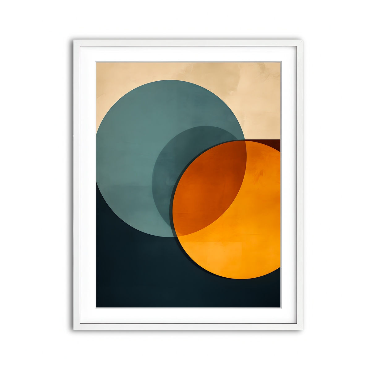 Framed Print 3x4 White