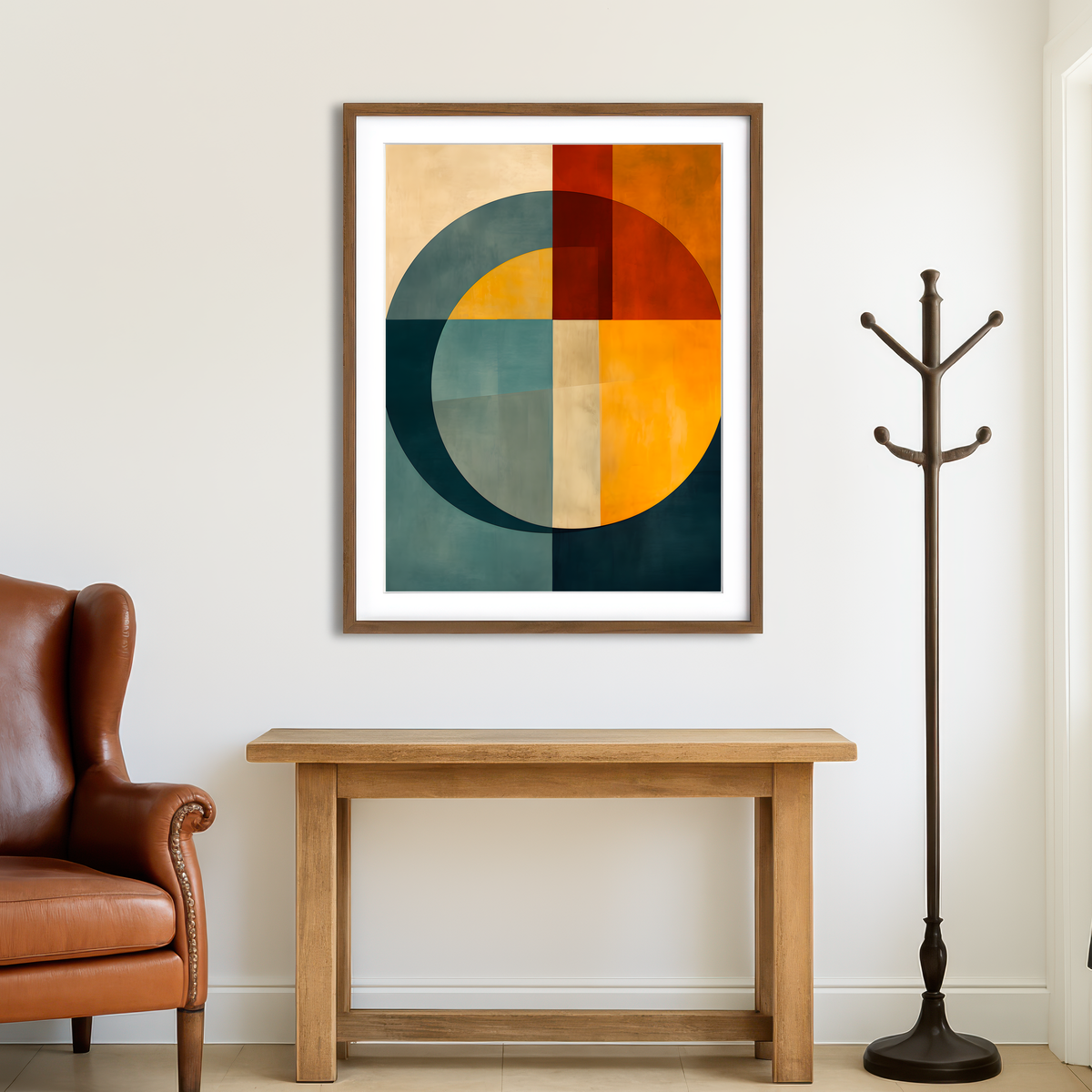 AUTO-MOCKUP ROOM | Abstract - Shapes Series 8 Wall Art
