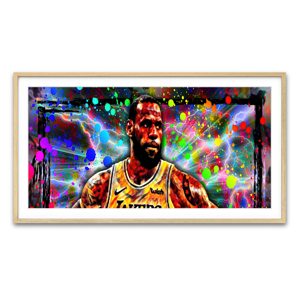 Framed Print 2x1 Natural