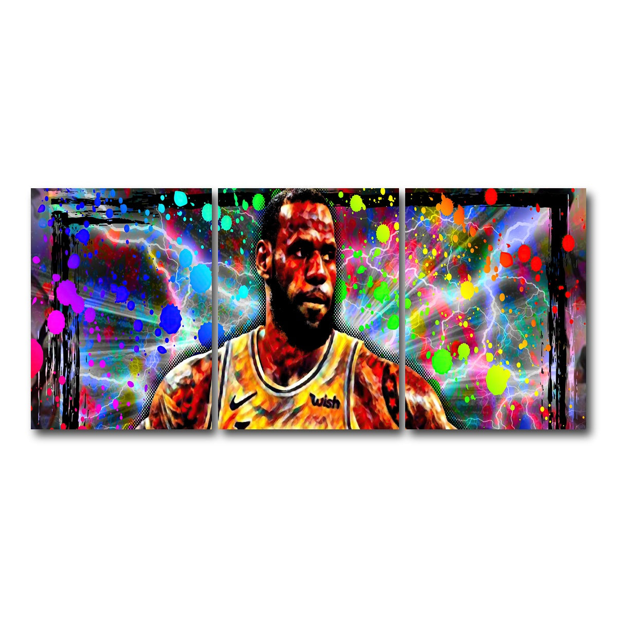AUTO-MOCKUP WHITE | Abstract LBJ | 3 Piece | Gallery Wrap Canvas | group=18x24
