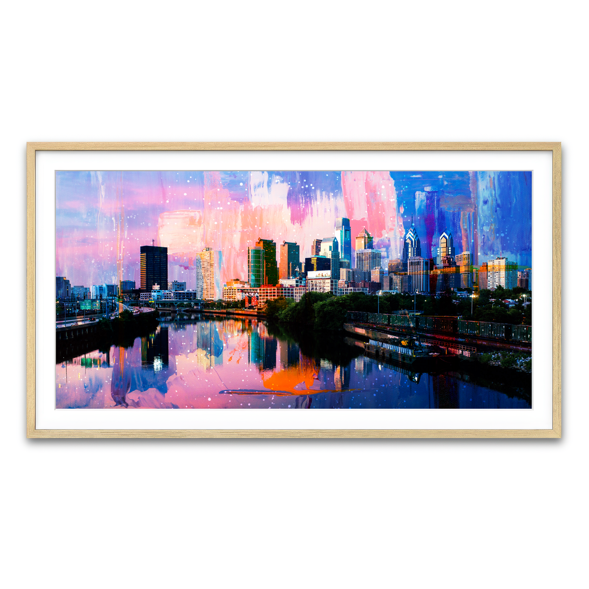 Framed Print 2x1 Natural
