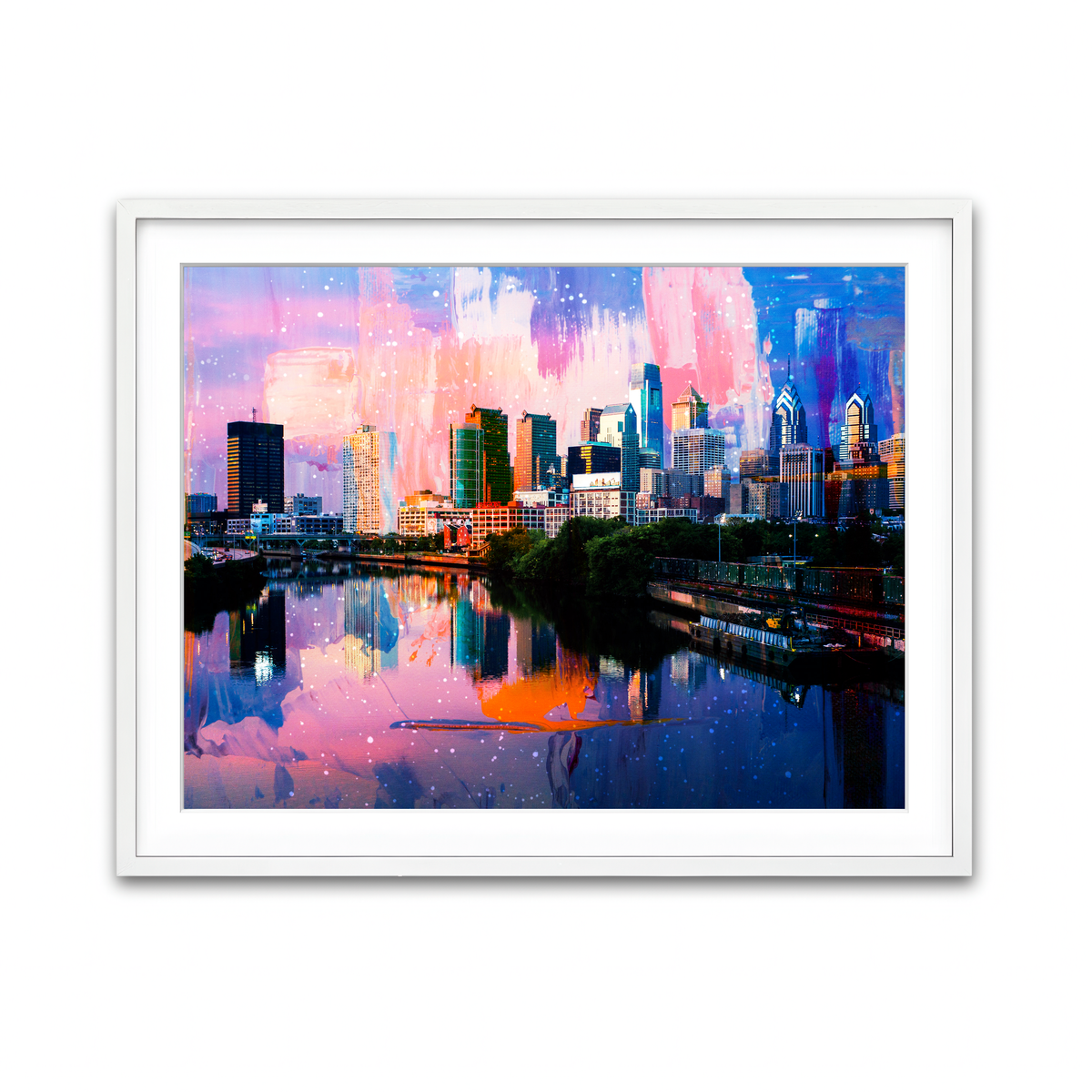 Framed Print 4x3 White