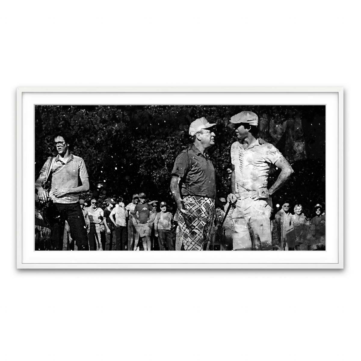 Framed Print 2x1 White