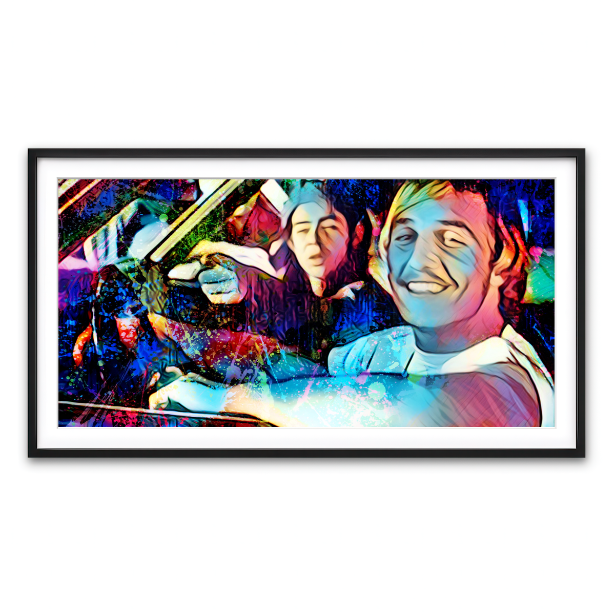 Framed Print 2x1 Black