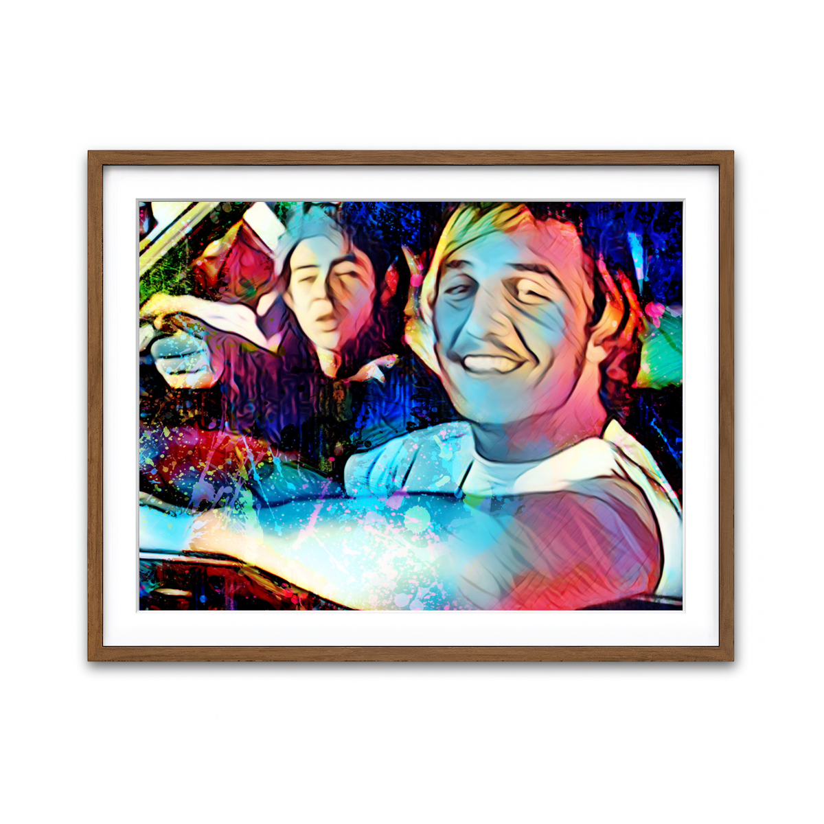 Framed Print 4x3 Walnut