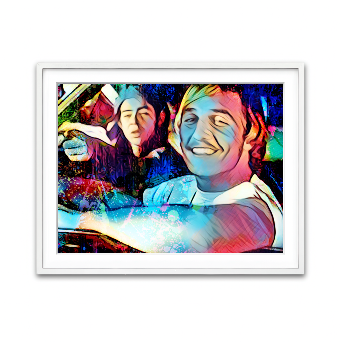 Framed Print 4x3 White