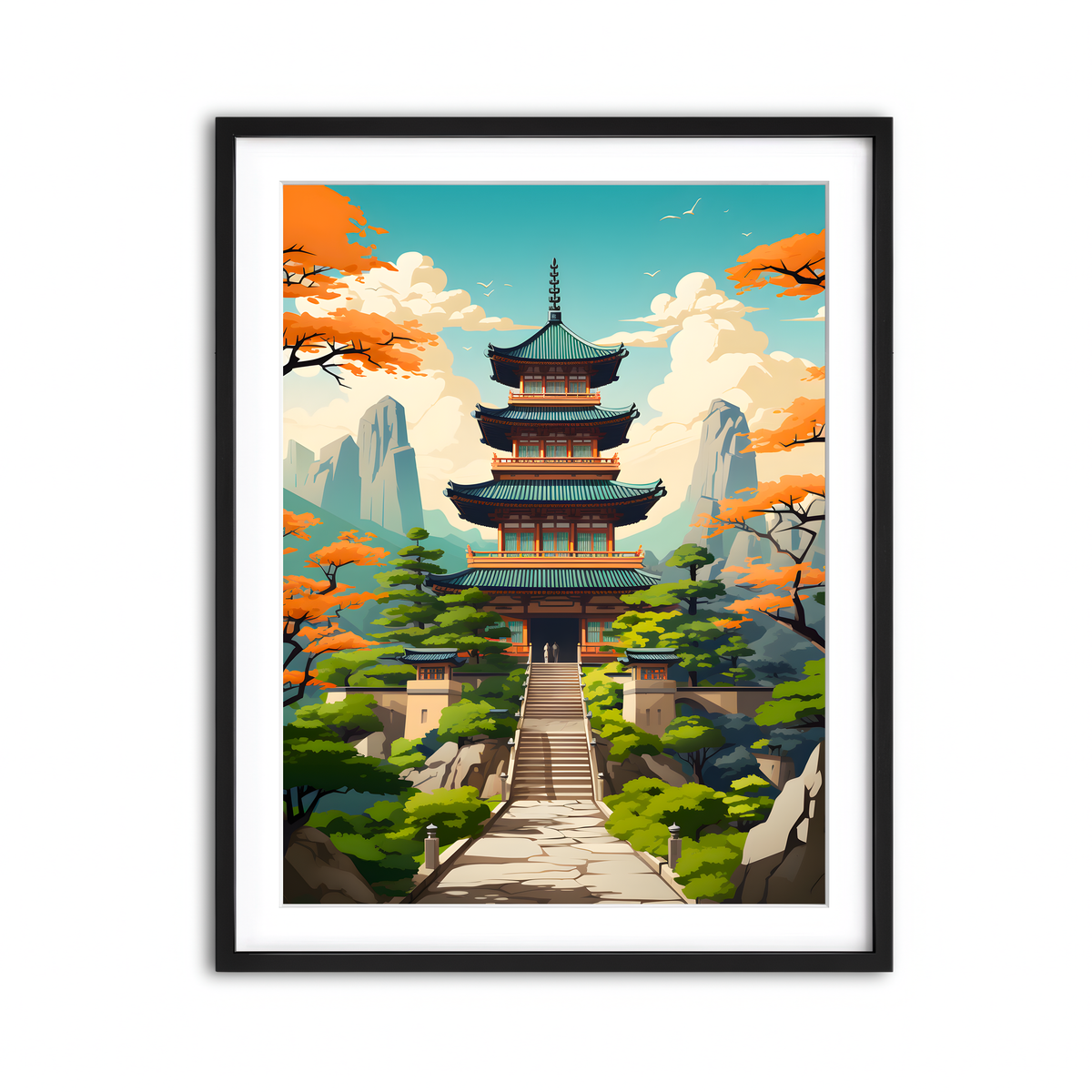 Framed Print 3x4 Black