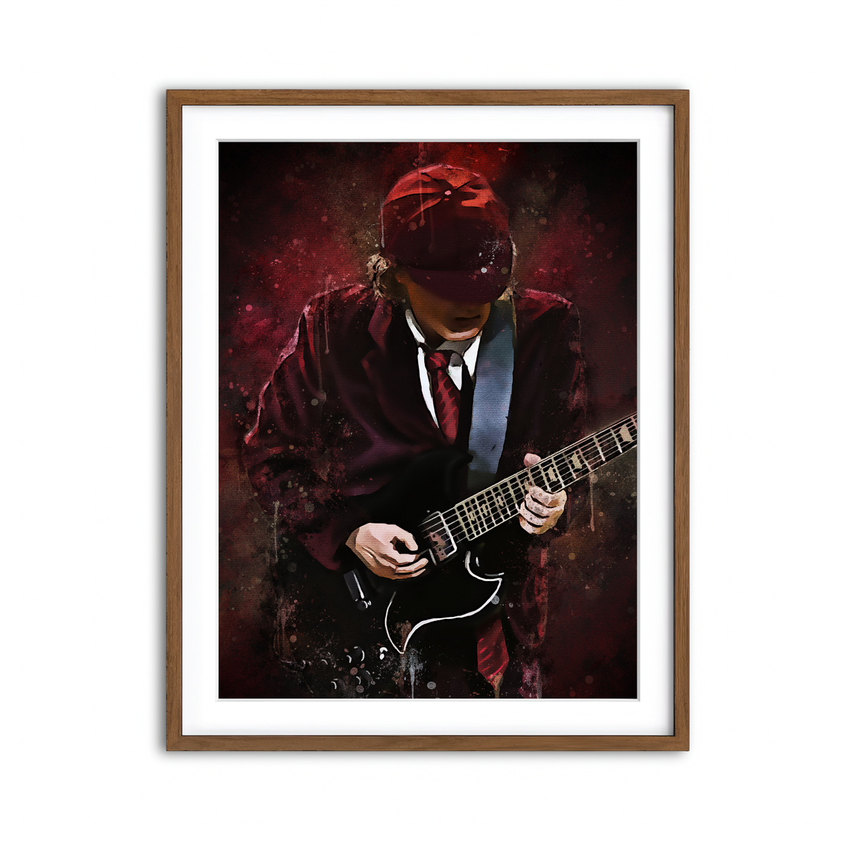 Framed Print 3x4 Walnut