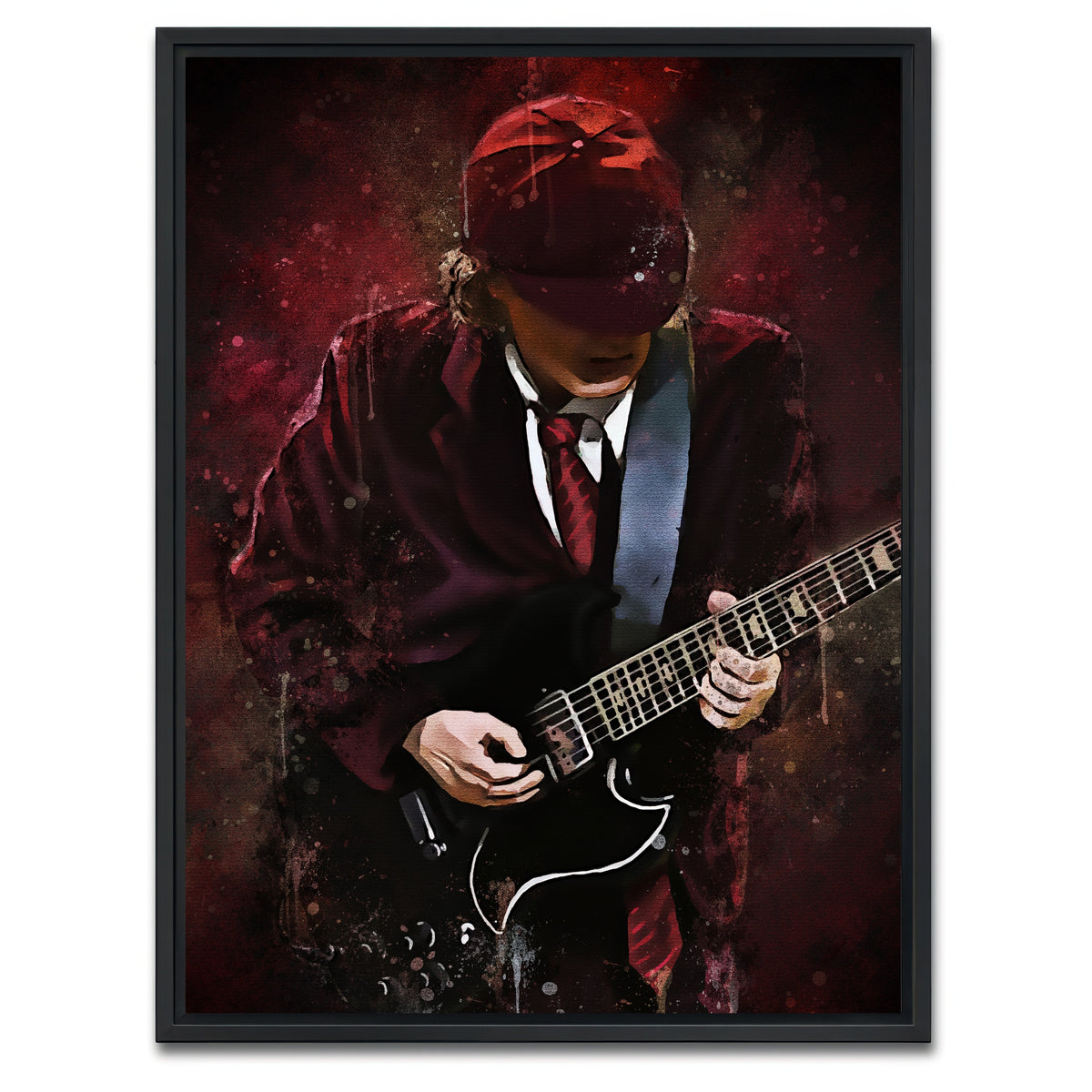 AUTO-MOCKUP WHITE | Angus | 1 Piece | Black Framed Canvas | group=3x4