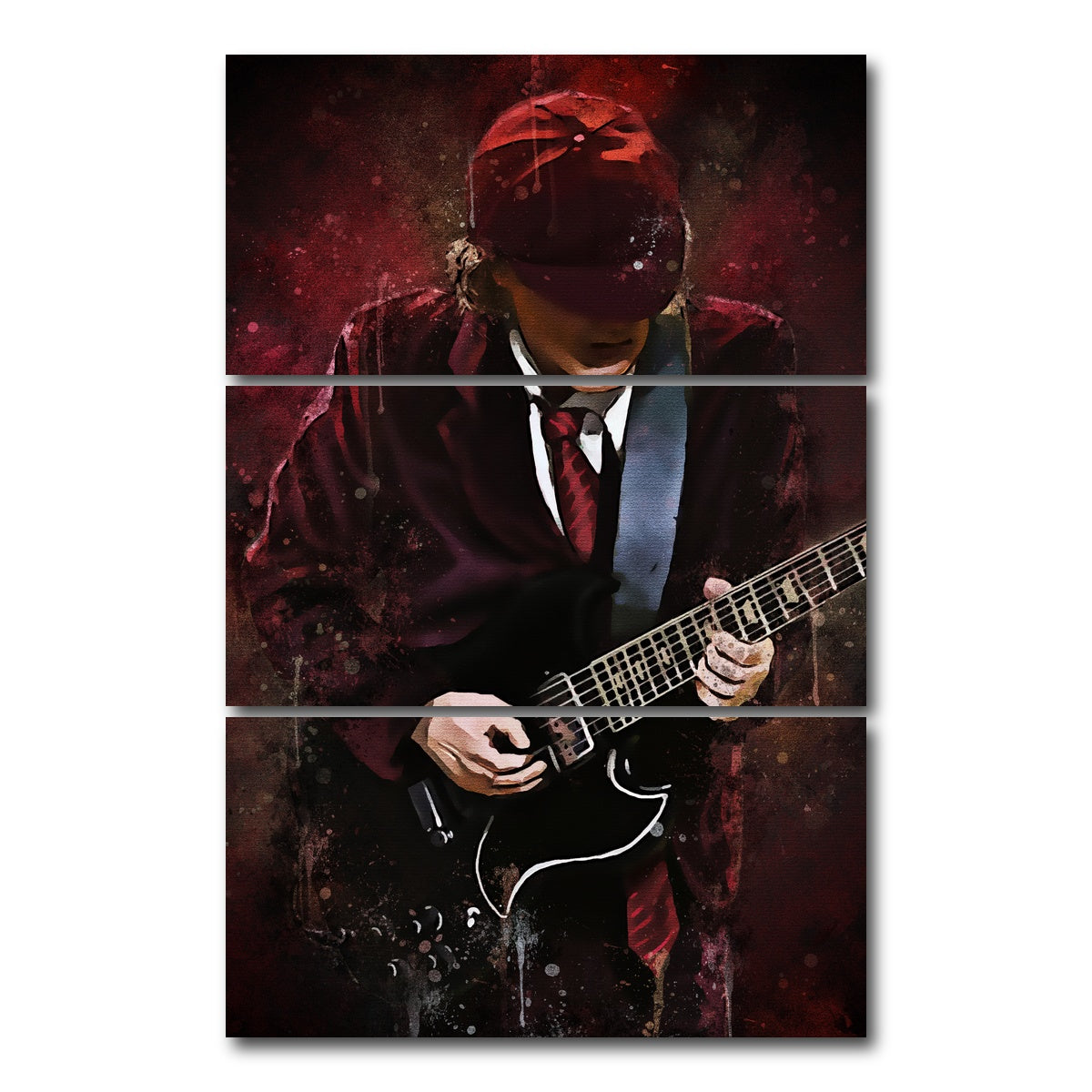 AUTO-MOCKUP WHITE | Angus | 3 Piece | Gallery Wrap Canvas | group=12x24_stacked