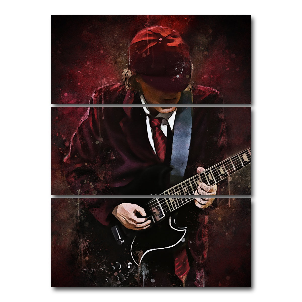 AUTO-MOCKUP WHITE | Angus | 3 Piece | Gallery Wrap Canvas | group=8x18_stacked