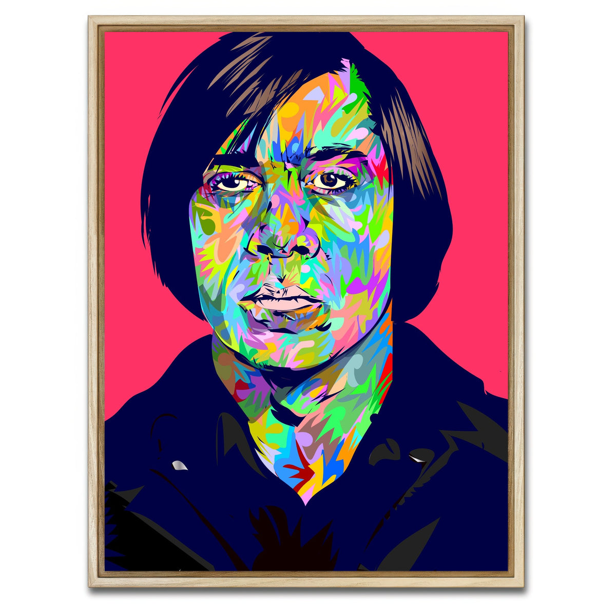 AUTO-MOCKUP WHITE | Anton - No Country for Old Men | 1 Piece | Natural Framed Canvas | group=3x4