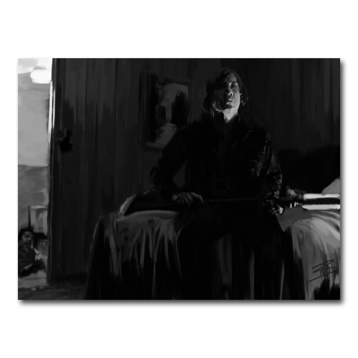 AUTO-MOCKUP WHITE | Anton Chigurh | 1 Piece | Gallery Wrap Canvas | group=4x3