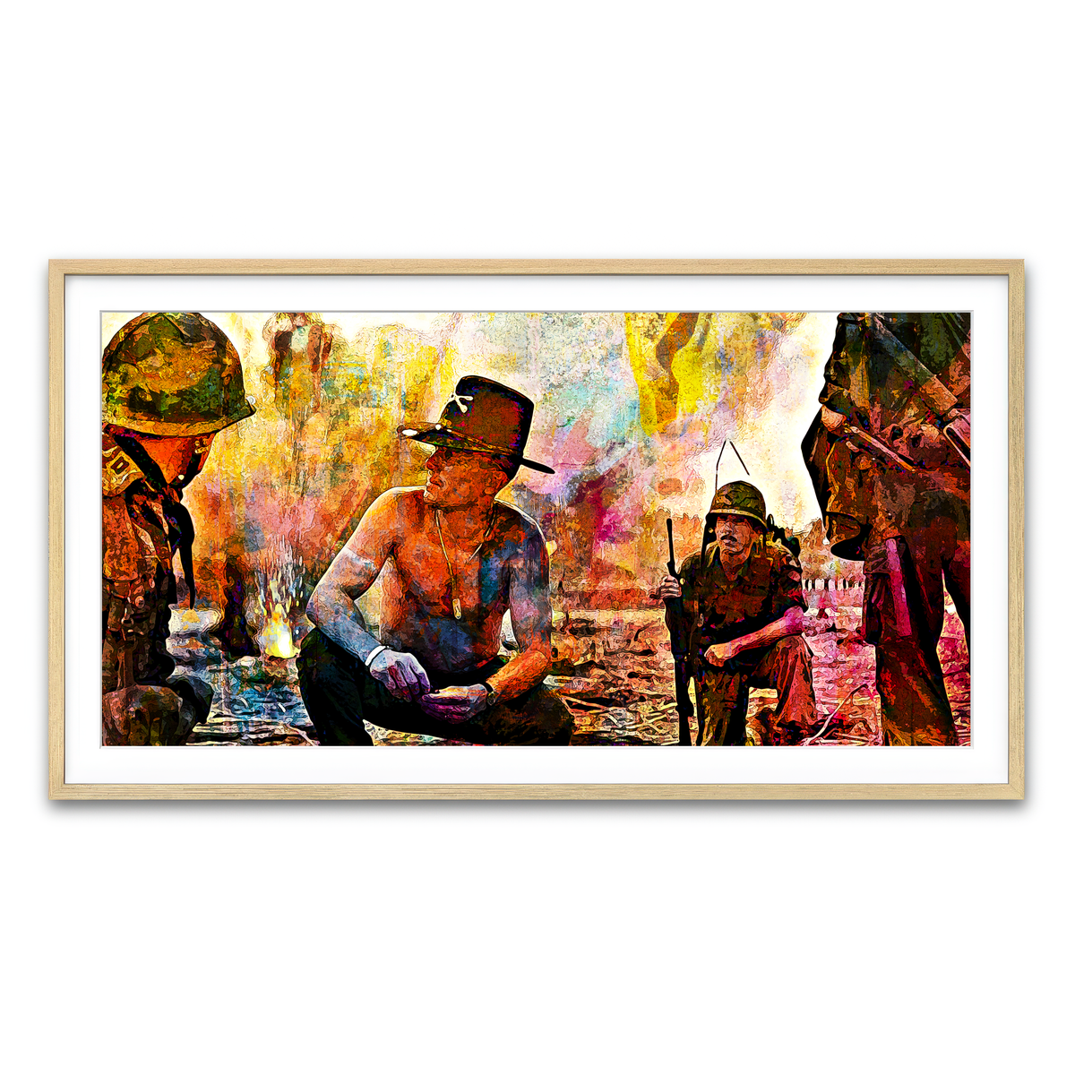 Framed Print 2x1 Natural