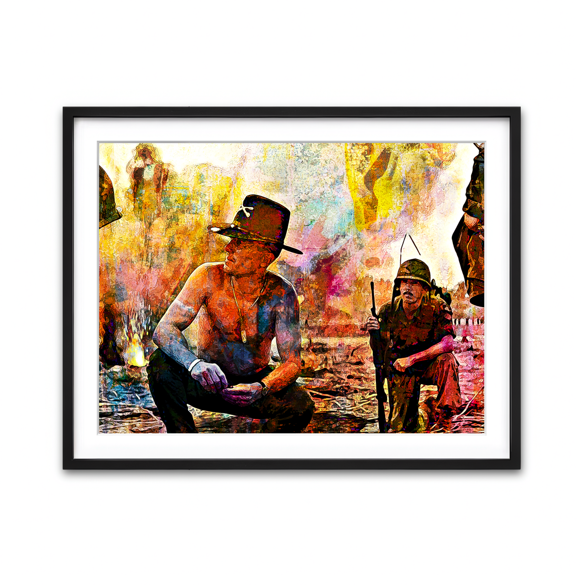 Framed Print 4x3 Black